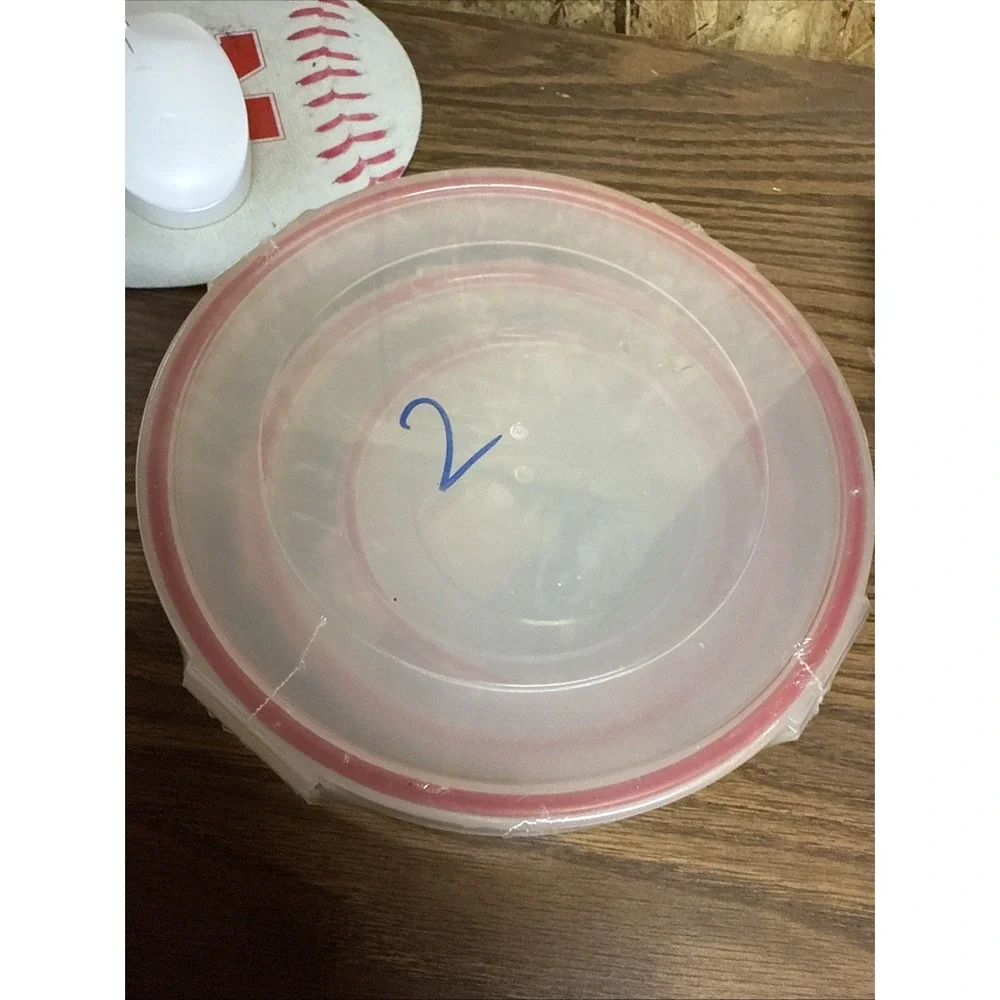 VMI Round‎ Storage Container 6-Piece Set BPA Free Microwave Freezer Safe